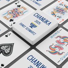 Load image into Gallery viewer, Personalized Chanukah Playing Cards

