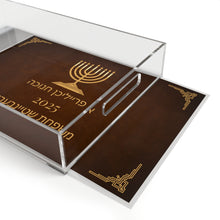 Load image into Gallery viewer, Personalized Acrylic Menorah Tray
