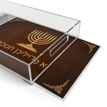 Load image into Gallery viewer, Acrylic Menorah Tray
