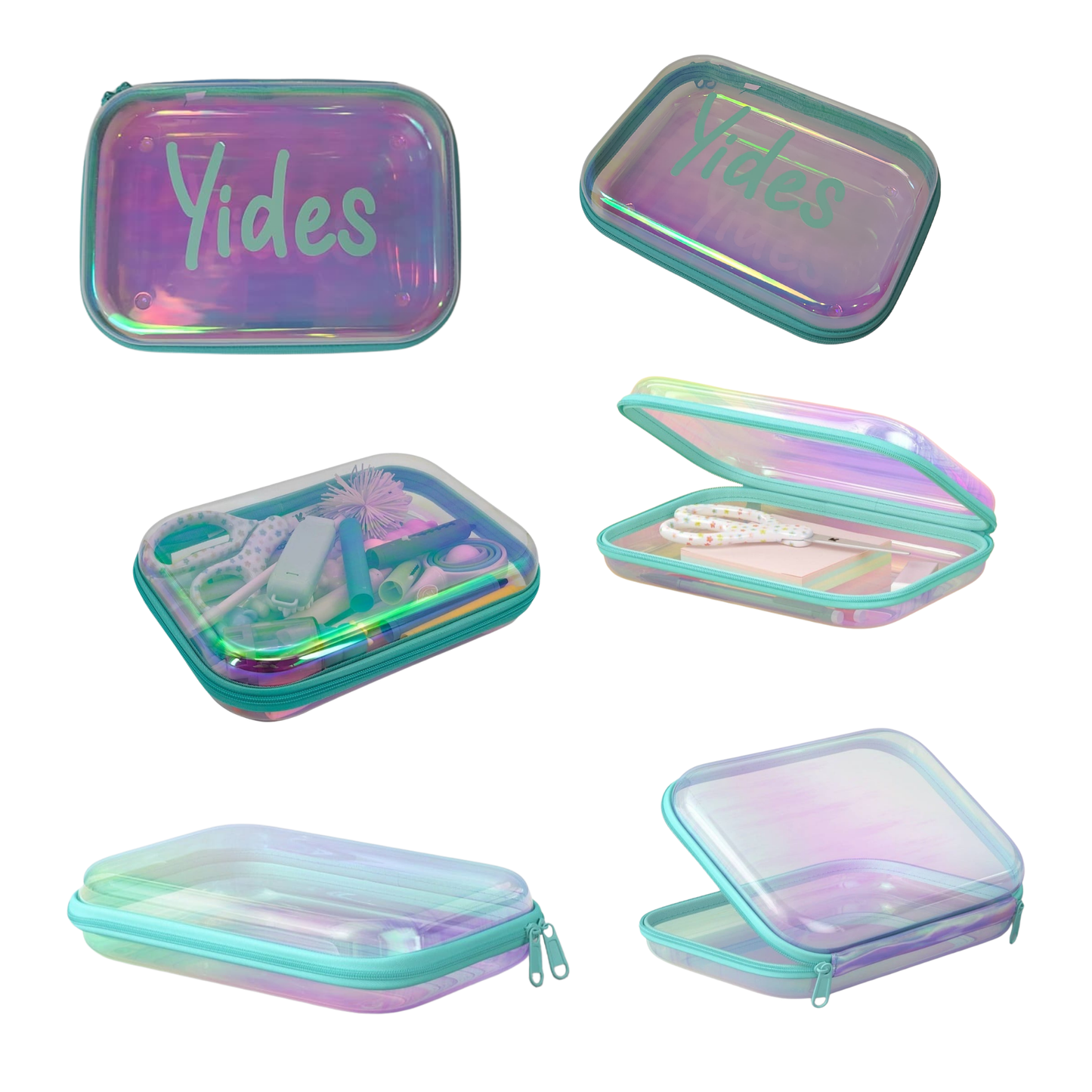 Hard Zipper Pencil Case Set