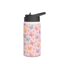 Load image into Gallery viewer, Personalized Butterflies Kids Tumbler
