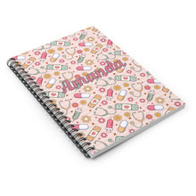 Load image into Gallery viewer, Personalized Nurse Spiral Notebook - Ruled Line
