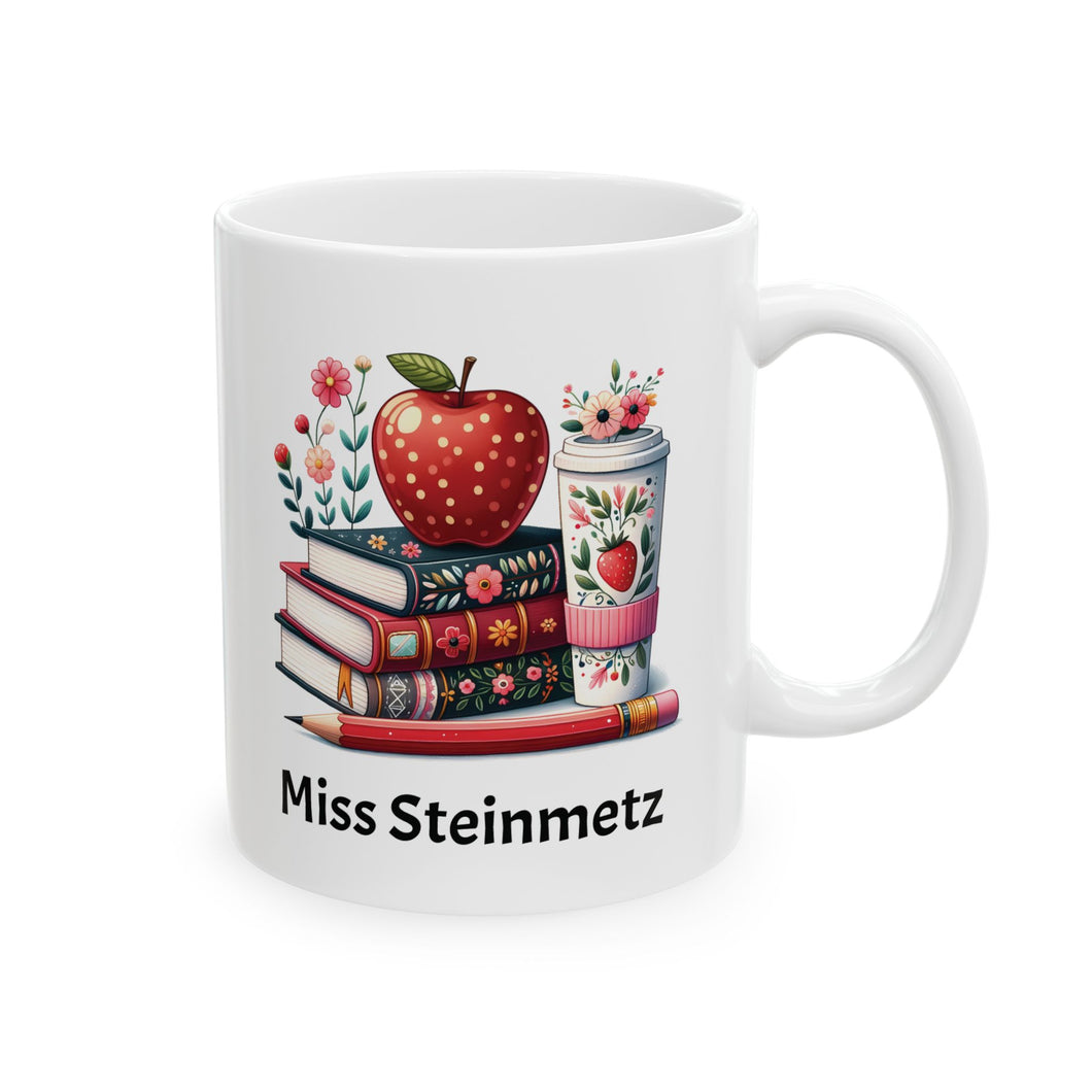 Teacher Ceramic Mug with Name