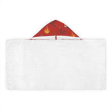 Load image into Gallery viewer, Personalized Fire Hooded Towel
