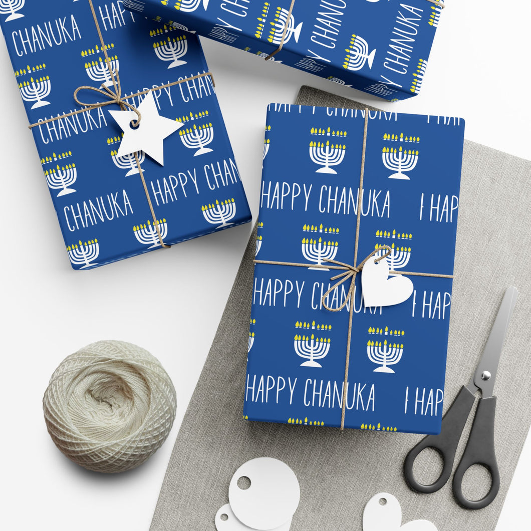 Happy Chanukah Wrapping Paper