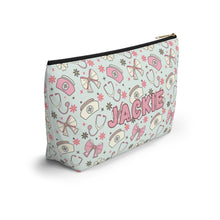 Load image into Gallery viewer, Personalized Nurse Design Accessory Pouch
