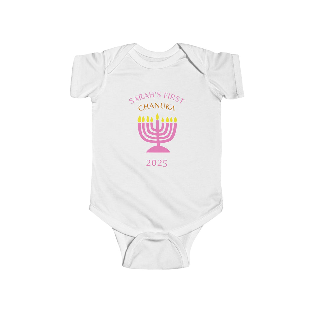 Baby Girls First Chanuka Bodysuit