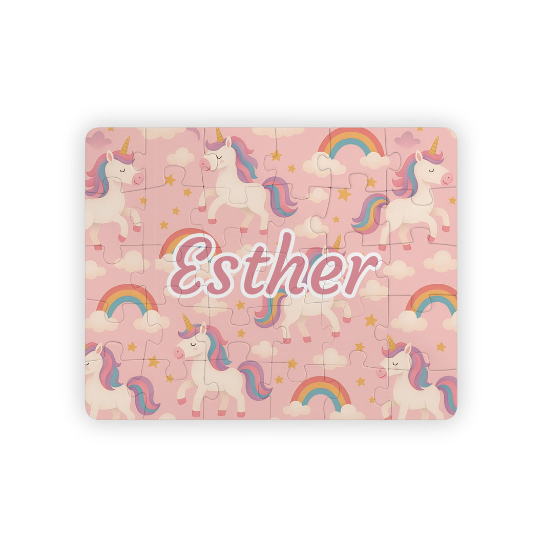 Personalized Unicorn Kids Puzzle