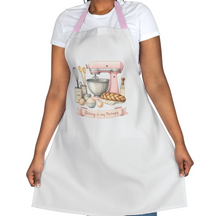 Load image into Gallery viewer, “Baking is my Therapy” Kitchen Apron
