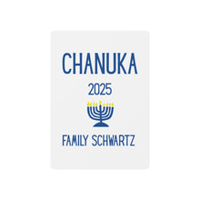 Load image into Gallery viewer, Personalized Chanukah Playing Cards
