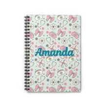 Load image into Gallery viewer, Personalized Nurse Spiral Notebook - Ruled Line
