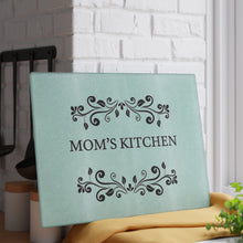 Load image into Gallery viewer, “Mom’s Kitchen” Glass Cutting Board
