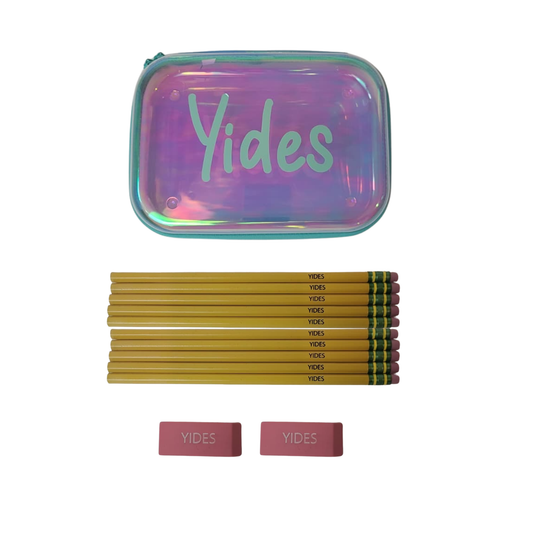 Hard Zipper Pencil Case Set