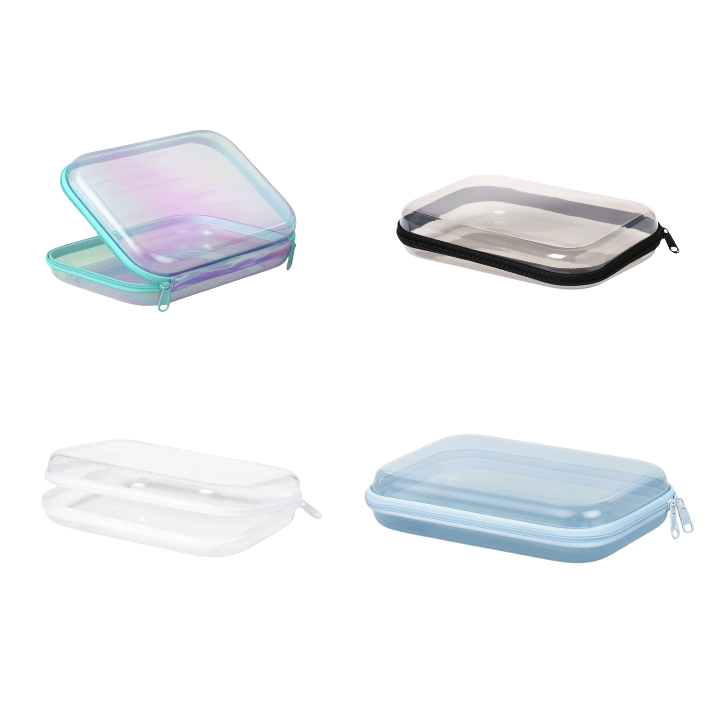 Hard Zipper Pencil Case Set