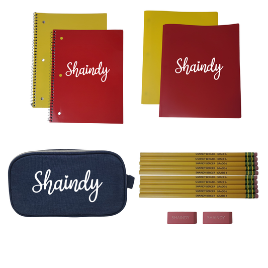 Blue / Denim Pencil Case Custom Bundle