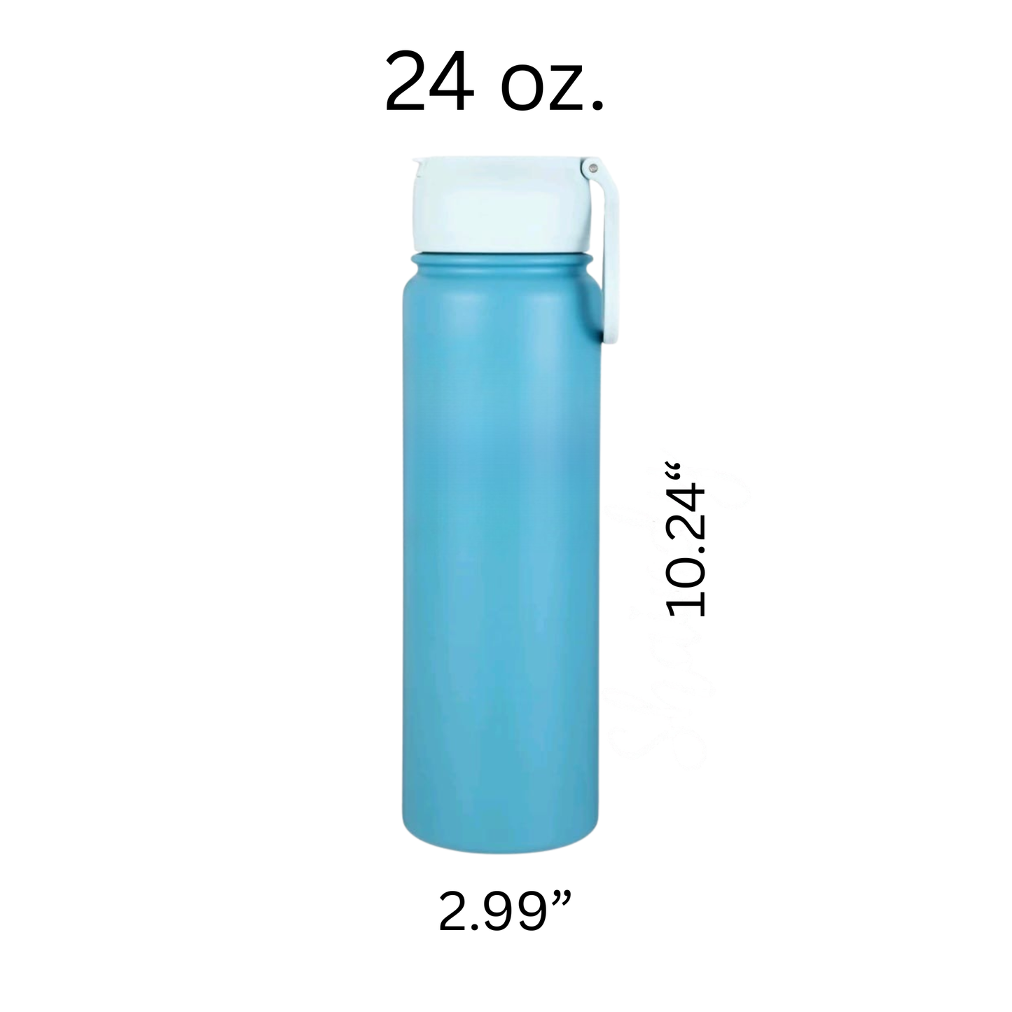 24 oz. Stainless Steel Double Wall Water Bottle