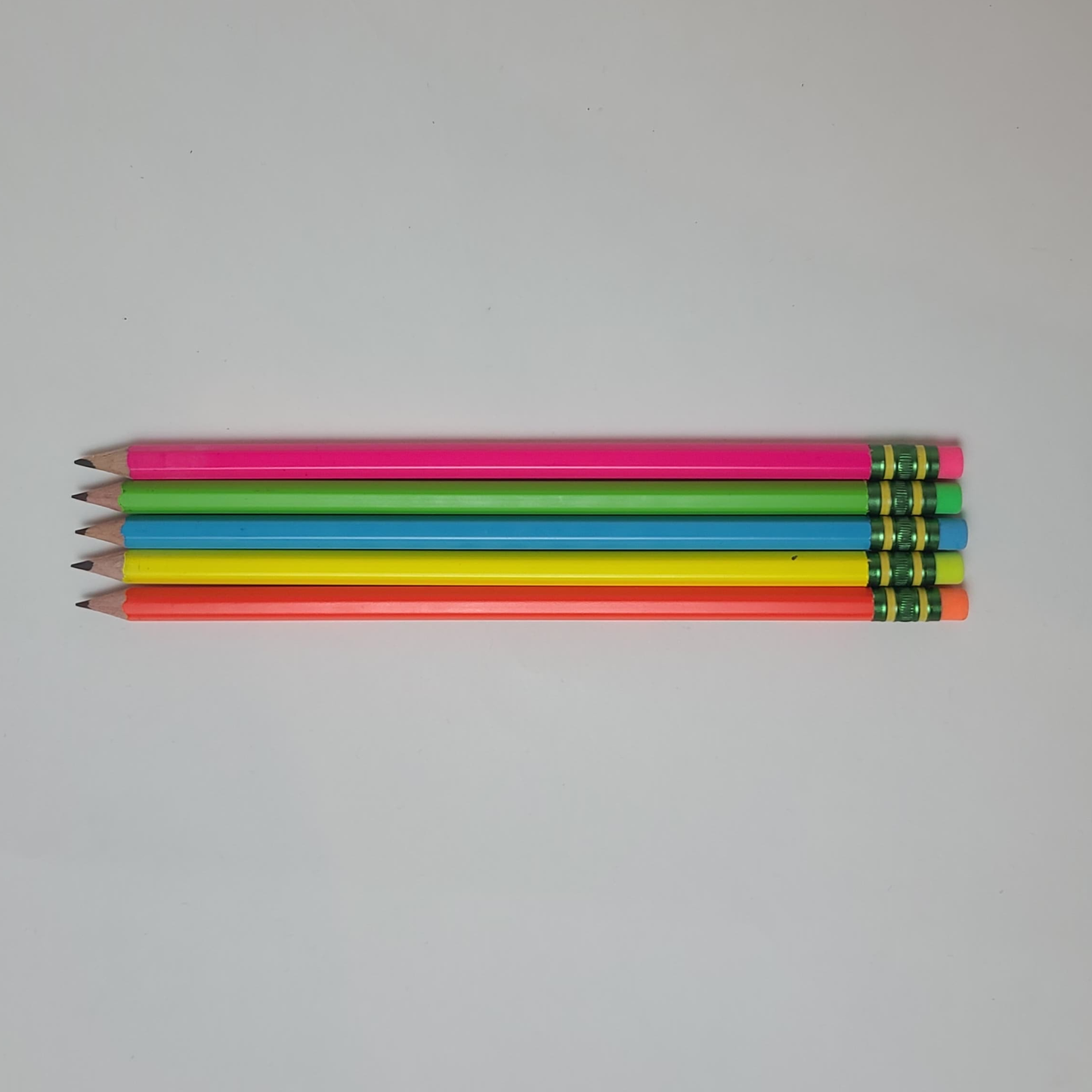 Name Engraved Neon Pencils