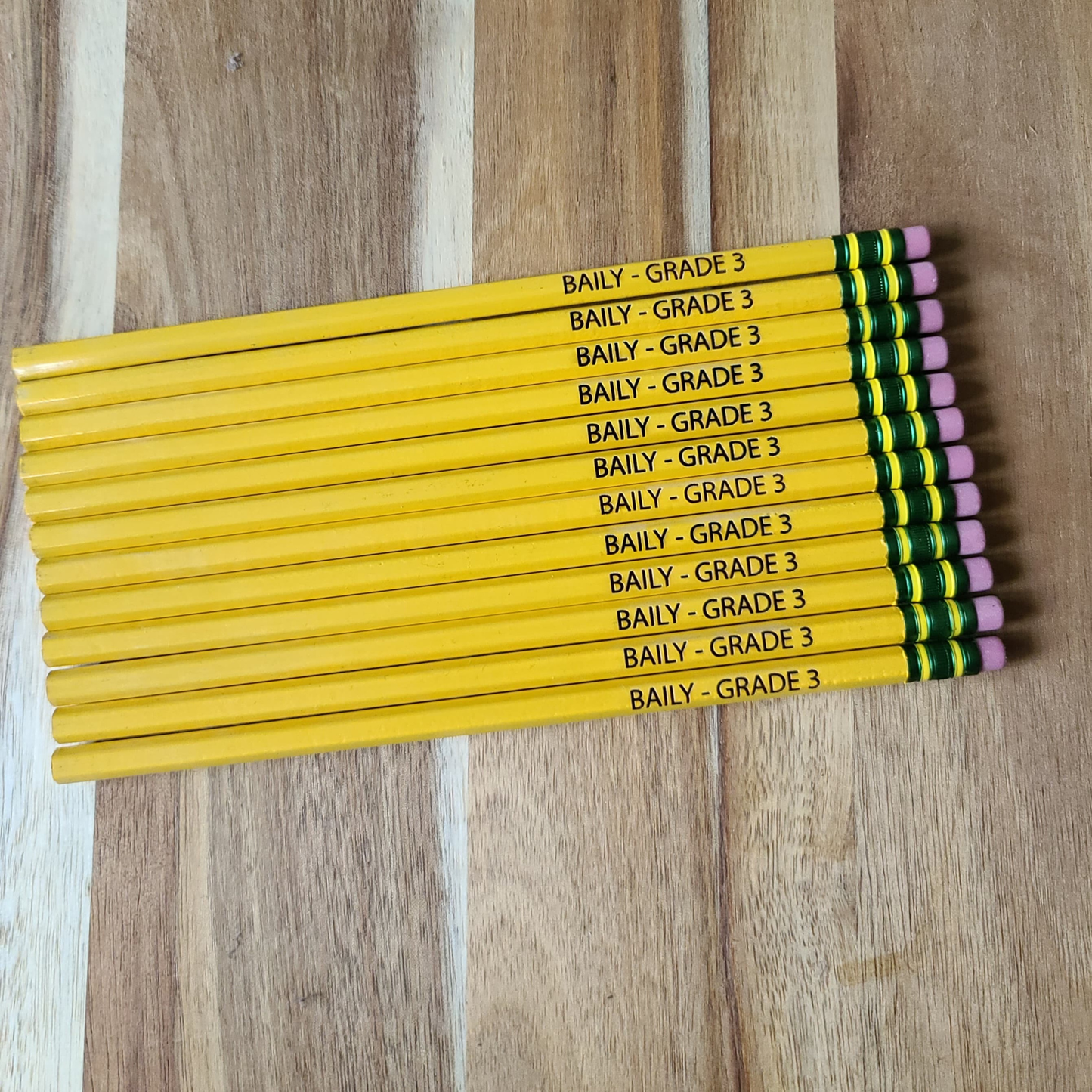 Name Engraved Pencils