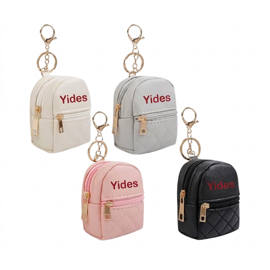 Mini Backpack Keychain with Name
