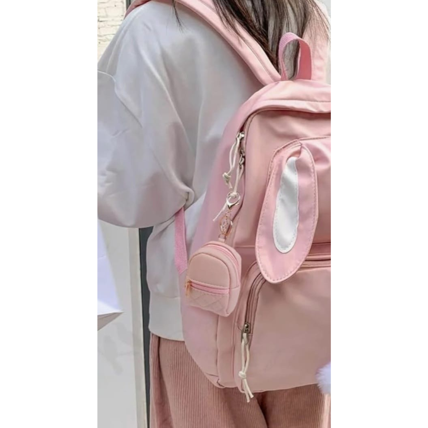 Mini Backpack Keychain with Name
