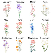 Load image into Gallery viewer, Personalized Birth Month Glass Cup
