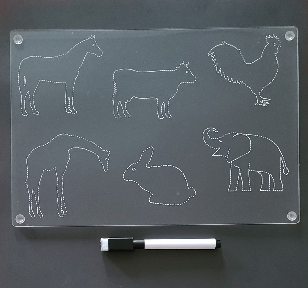 Animals Tracing Board