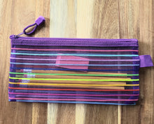 Load image into Gallery viewer, Striped Colored Pencil Case Set
