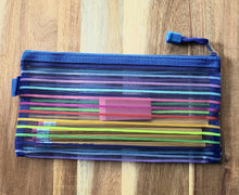 Load image into Gallery viewer, Striped Colored Pencil Case Set
