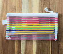 Load image into Gallery viewer, Striped Colored Pencil Case Set
