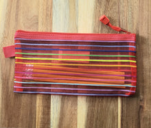 Load image into Gallery viewer, Striped Colored Pencil Case Set
