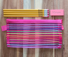 Load image into Gallery viewer, Striped Colored Pencil Case Set
