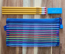 Load image into Gallery viewer, Striped Colored Pencil Case Set
