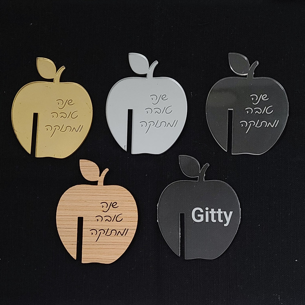 Apple Shape Glasses Place Setting