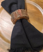 Load image into Gallery viewer, Wood Bark Napkin Ring
