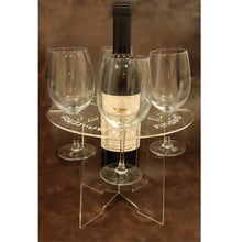 Load image into Gallery viewer, Personalized Engraved Acrylic Wine Stand
