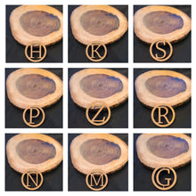 Load image into Gallery viewer, Wooden Initial Place Setting
