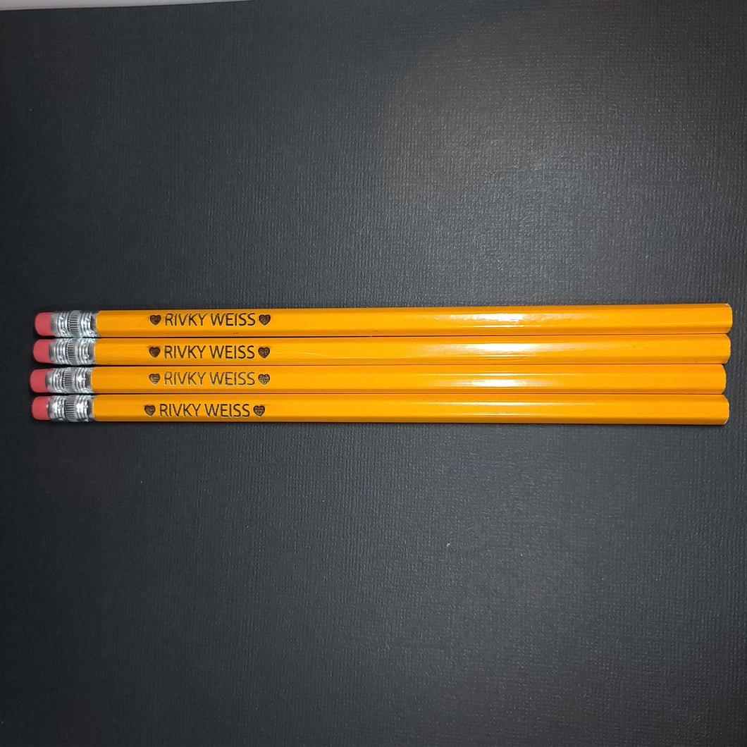 Name Engraved Pencils