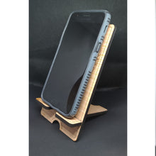 Load image into Gallery viewer, Personalized Wooden Cell Phone Stand
