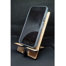 Load image into Gallery viewer, Personalized Wooden Cell Phone Stand
