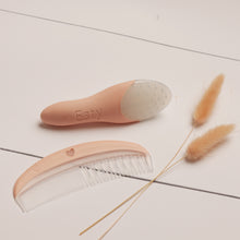 Load image into Gallery viewer, Pink Silicone Brush and Comb set
