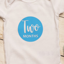 Load image into Gallery viewer, Monthly &quot;Memory&quot; Onesies (Round Design)
