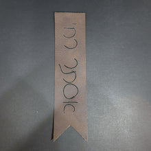 Load image into Gallery viewer, Personalized Name Leather Bookmarks
